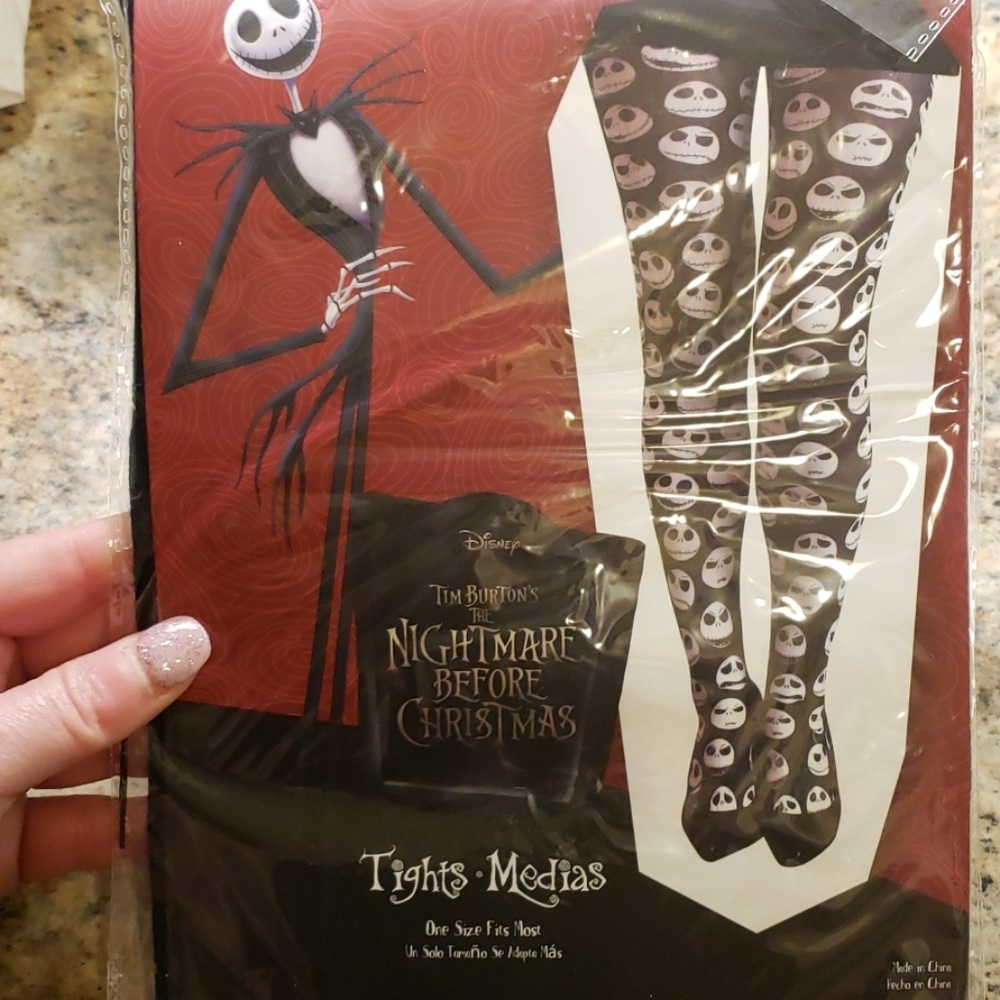 Awesome Jack Skellington tights